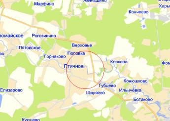 дер. Поповка на карте дер. Поповка на карте